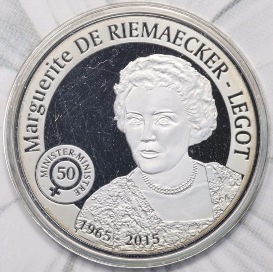 5 евро 2015 года Бельгия «Маргарита Риемакер-Легот» — Фото №1