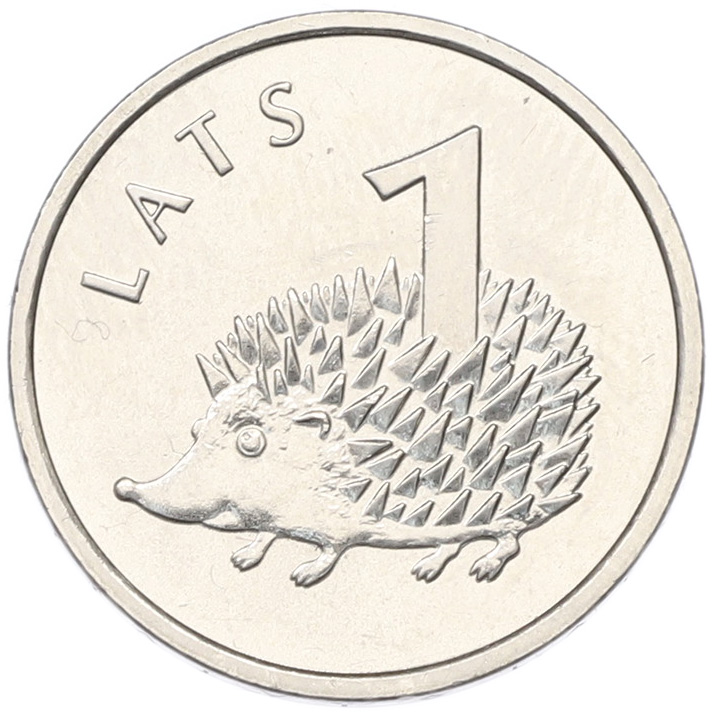 1 лат 2012 года Латвия «Ежик» — Фото №1