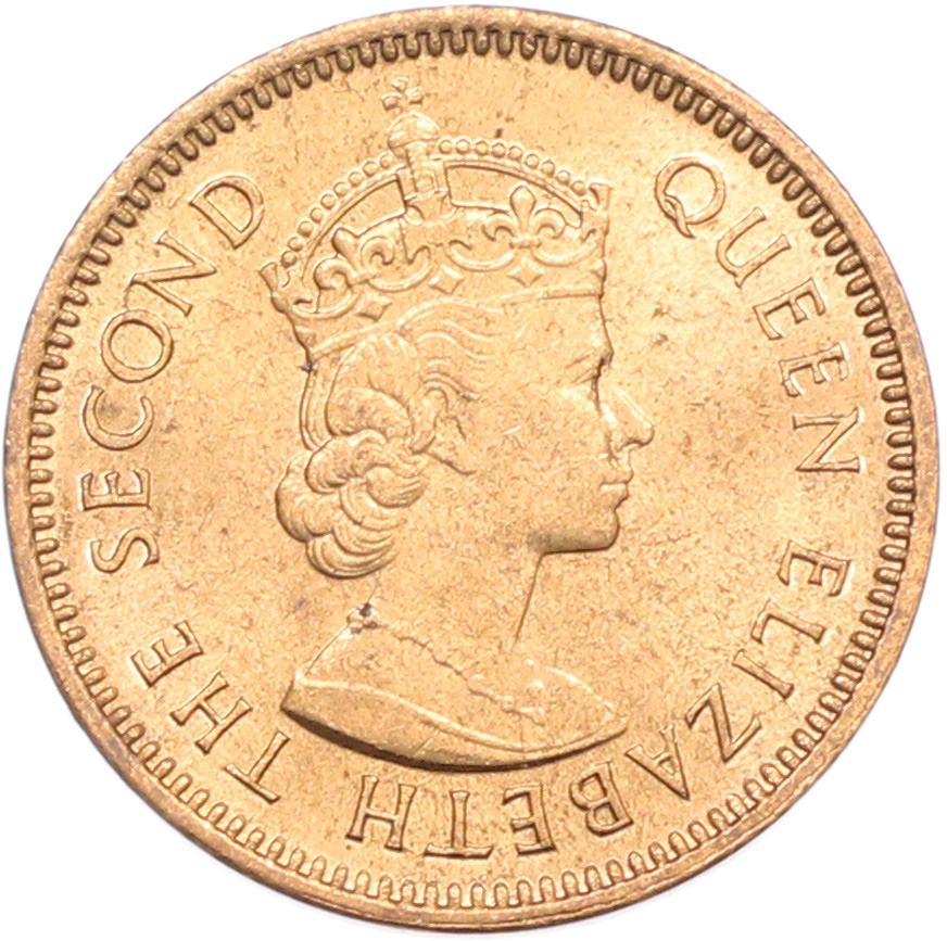 1 цент 1969 года Британский Маврикий — Фото №2