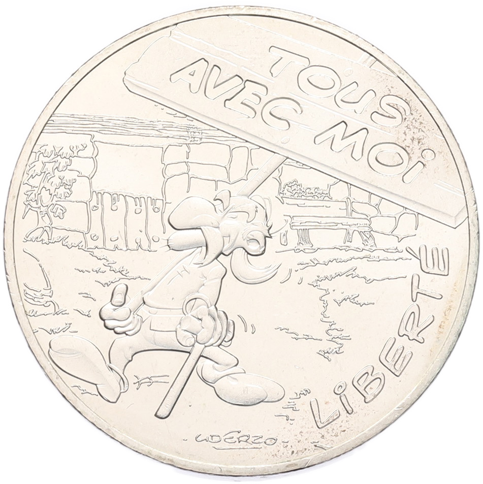 10 евро 2015 года Франция «Астерикс и Обеликс — Tous Avec Moi» — Фото №1