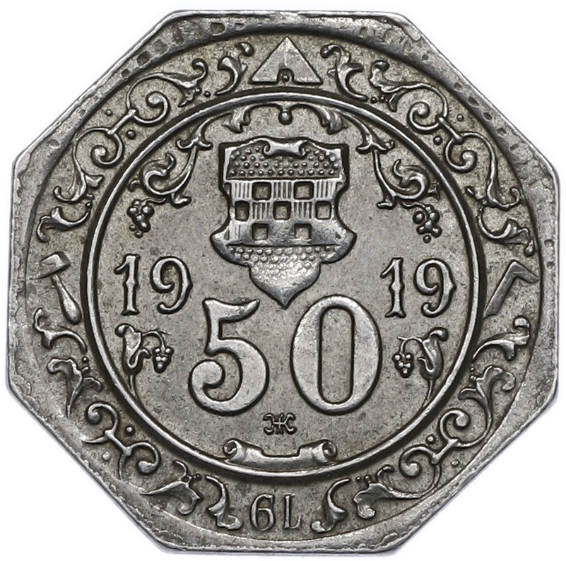 50 пфеннигов 1919 года Германия — город Хамм (Нотгельд) — Фото №2