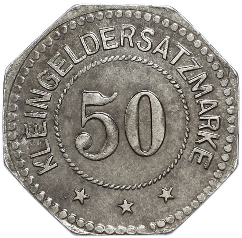 50 пфеннигов 1917 года Германия — город Торгау (Нотгельд) — Фото №2
