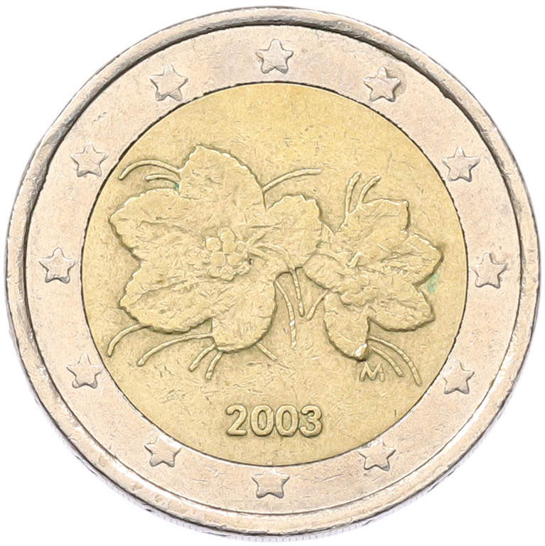 2 евро 2003 года Финляндия — Фото №1