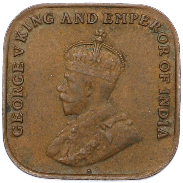 1 цент 1919 года Стрейтс Сетлментс — Фото №2