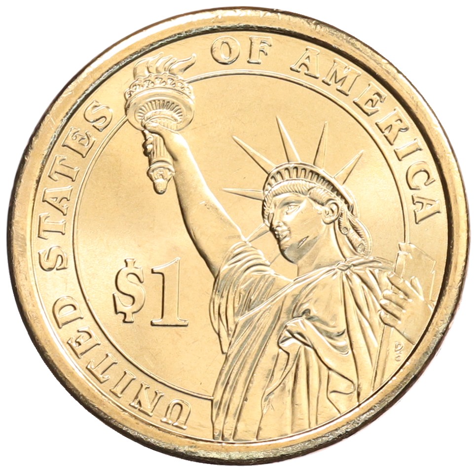 1 доллар 2008 года D США «6-й президент США Джон Куинси Адамс» — Фото №2