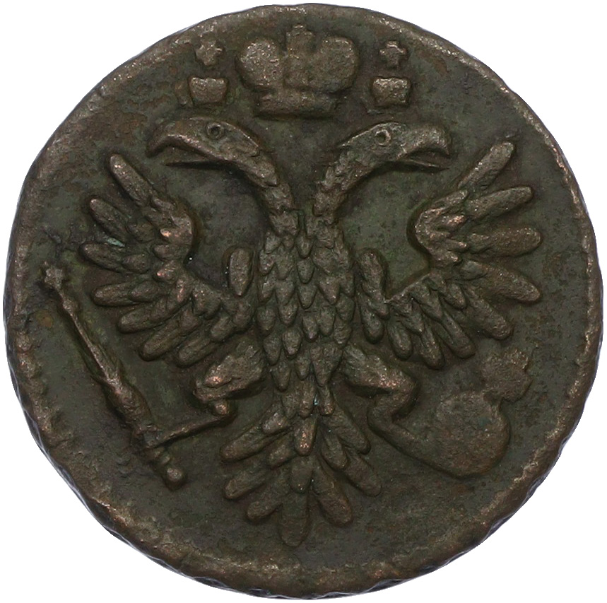 Денга 1735 года Российская Империя (Елизавета Петровна) — Фото №2