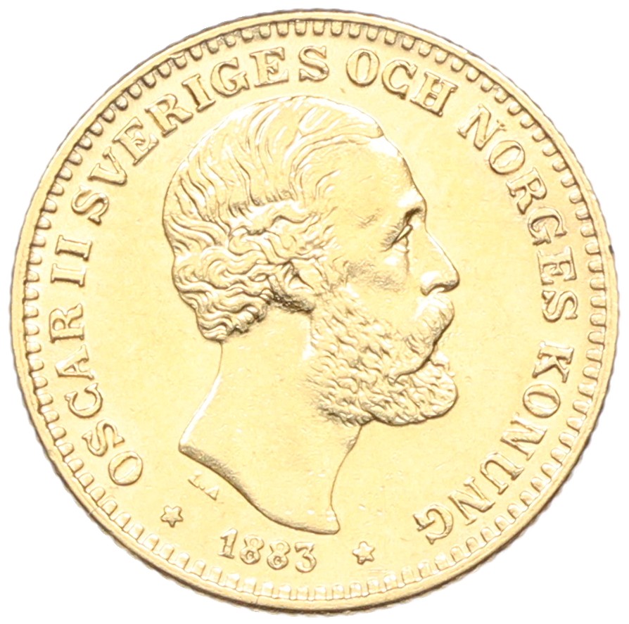 10 крон 1883 года Швеция — Фото №1