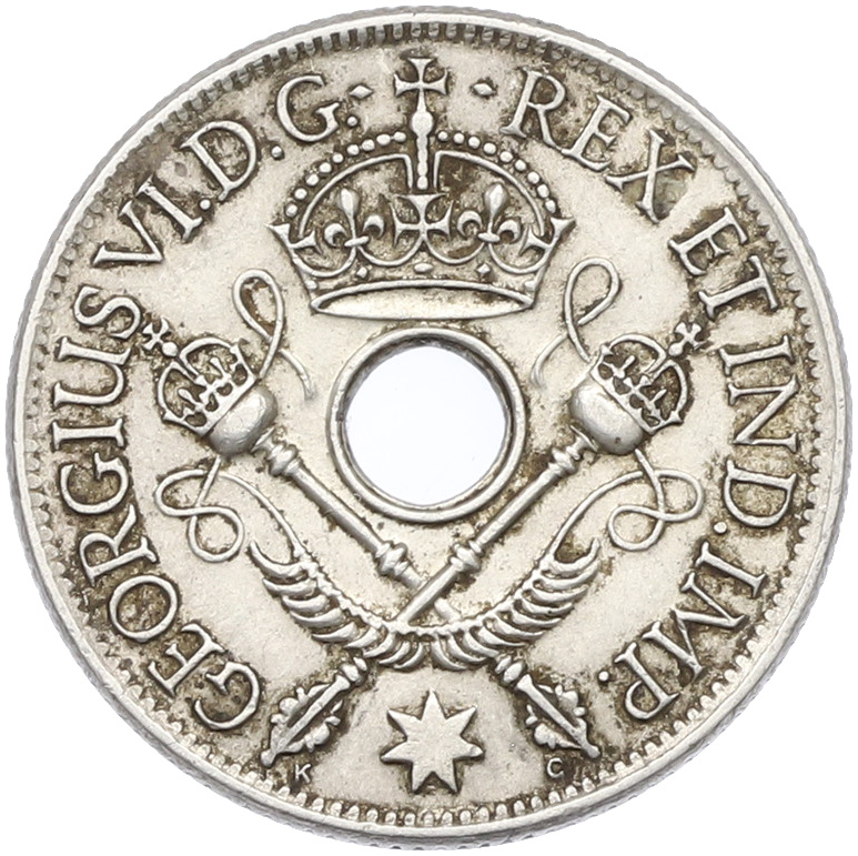 1 шиллинг 1938 года Британская Новая Гвинея — Фото №2