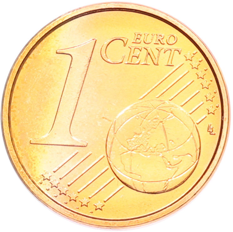 1 евроцент 2009 года Италия — Фото №2