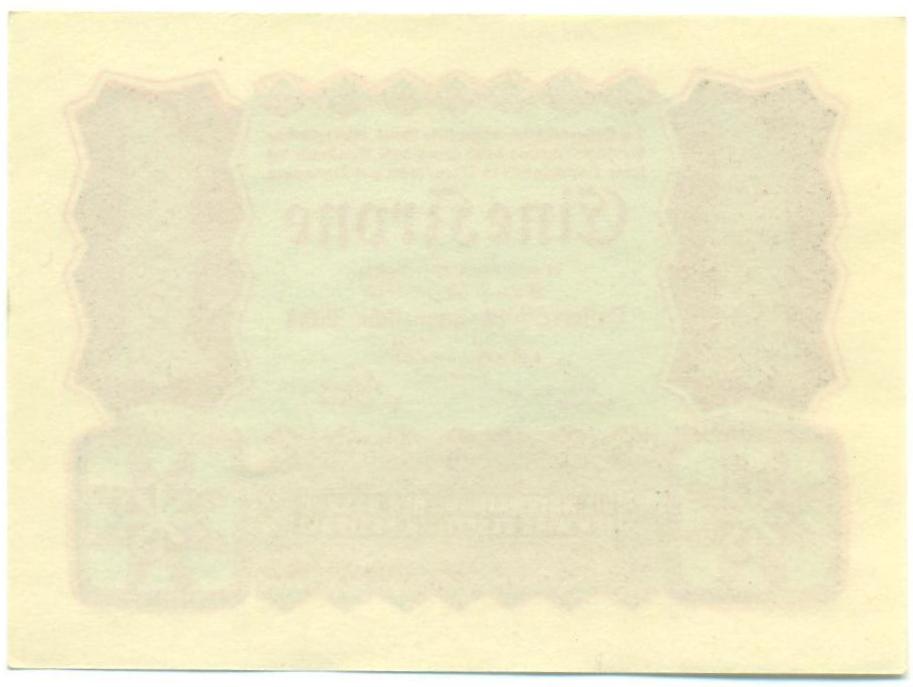 1 крона 1922 года Австрия — Фото №2