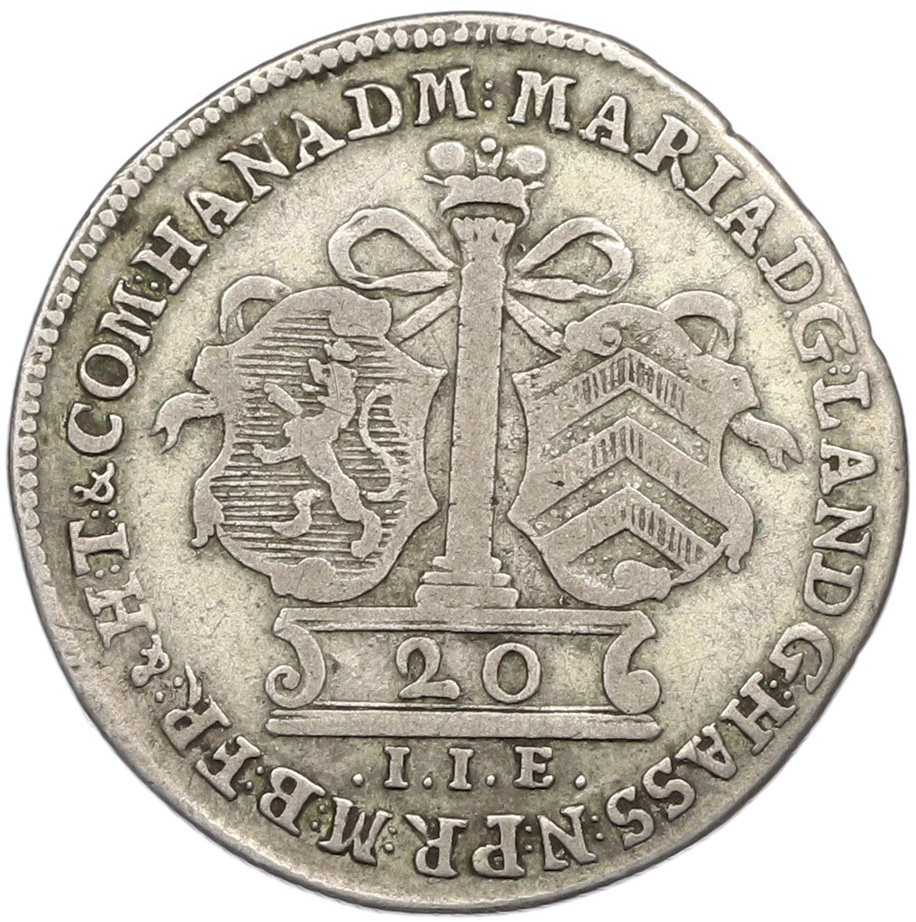 20 крейцеров 1764 года Ганау-Мюнценберг — Фото №1