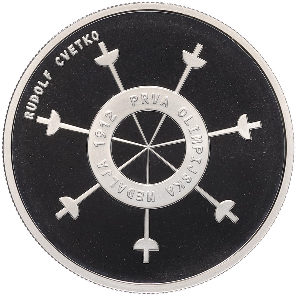 30 евро 2012 года Словения «100 лет первой олимпийской медали Словении» — Фото №1