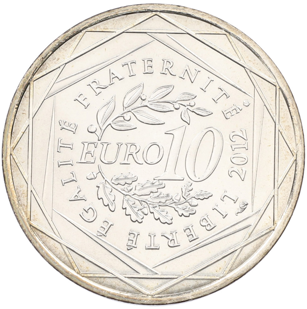 10 евро 2012 года Франция «Регионы Франции — Пикардия» — Фото №2