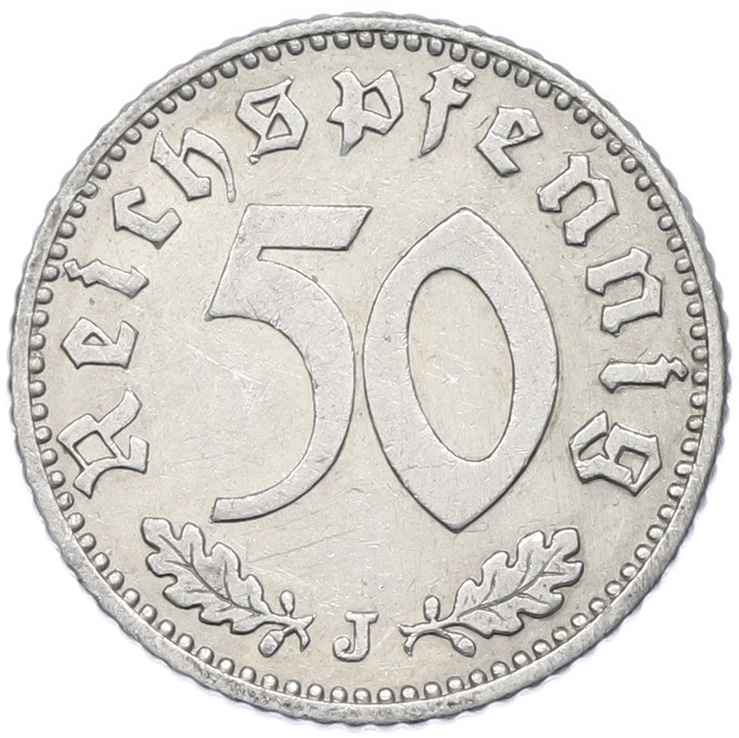 50 рейхспфеннигов 1935 года J Германия — Фото №2