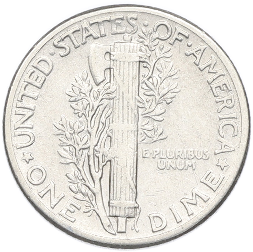 1 дайм (10 центов) 1944 года США — Фото №2