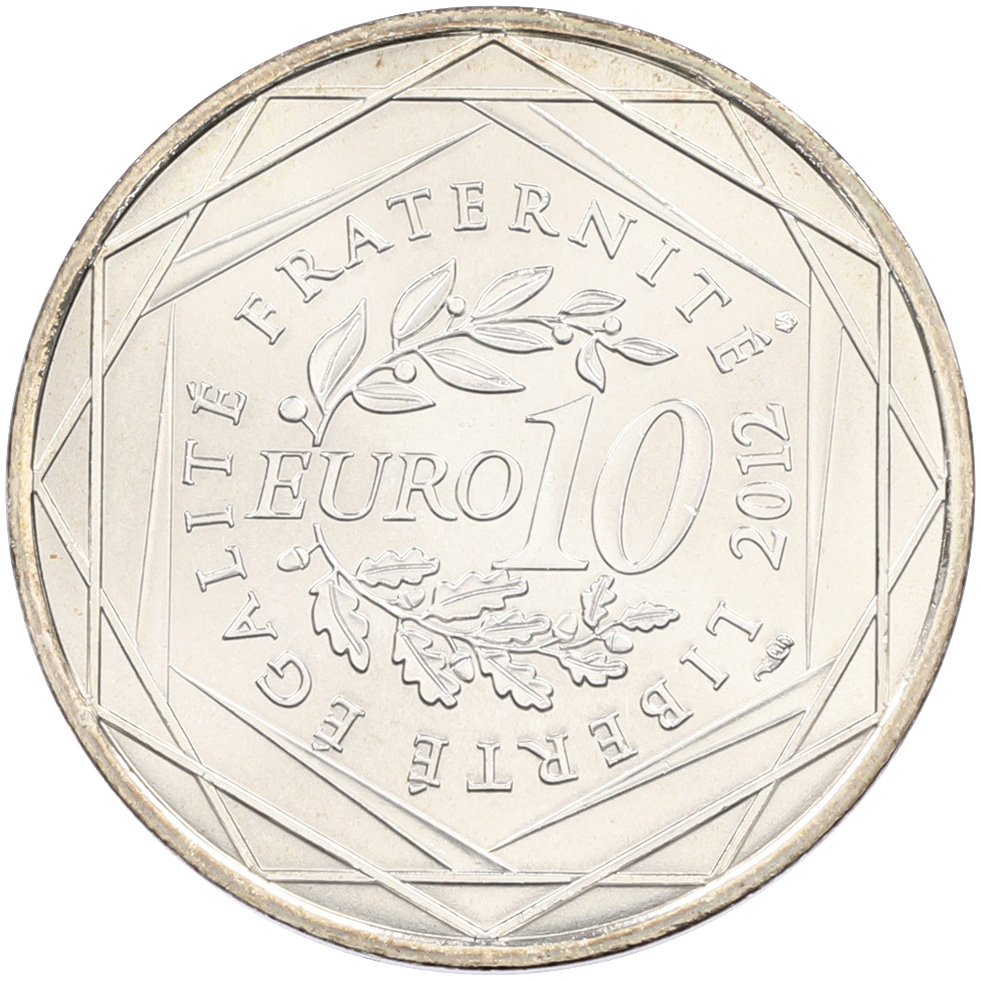 10 евро 2012 года Франция «Регионы Франции — Франш-Конте» — Фото №2