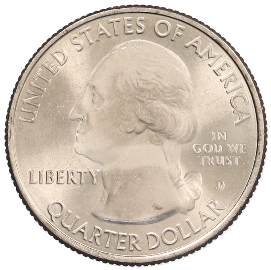 1/4 доллара (25 центов) 2011 года D США «Национальные парки — №9 Национальный парк Виксбург» — Фото №2
