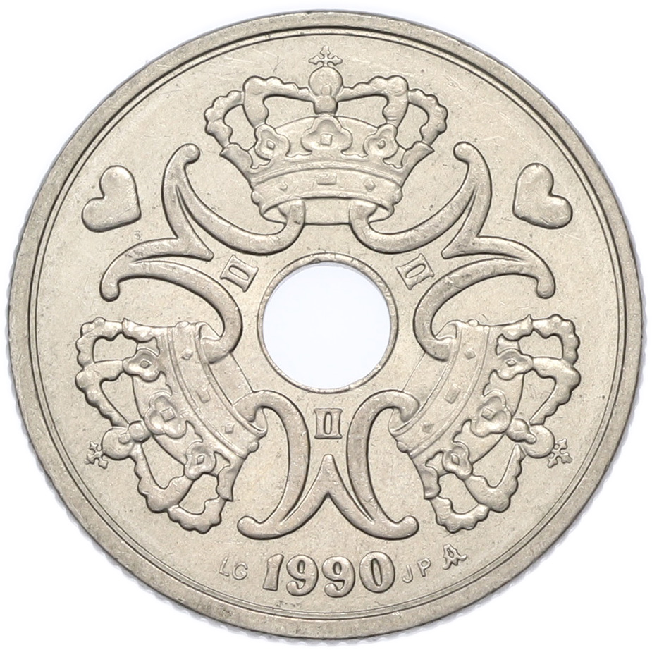 5 крон 1990 года Дания — Фото №1