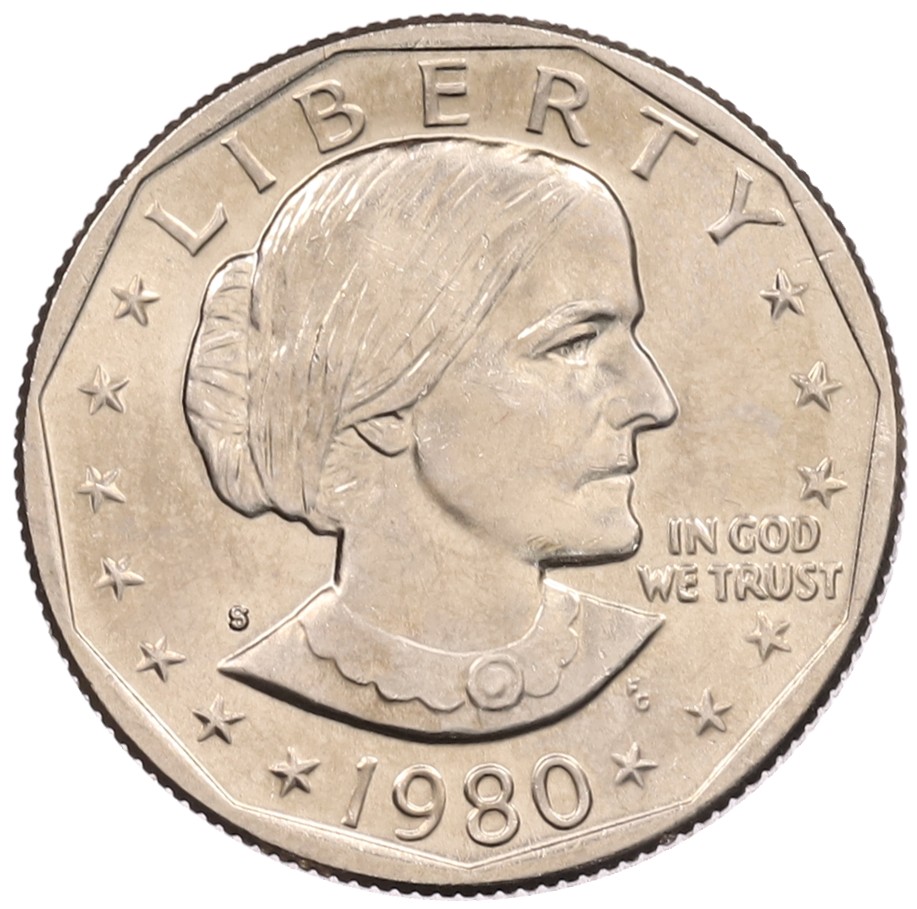 1 доллар 1980 года S США «Сьюзен Энтони» — Фото №1