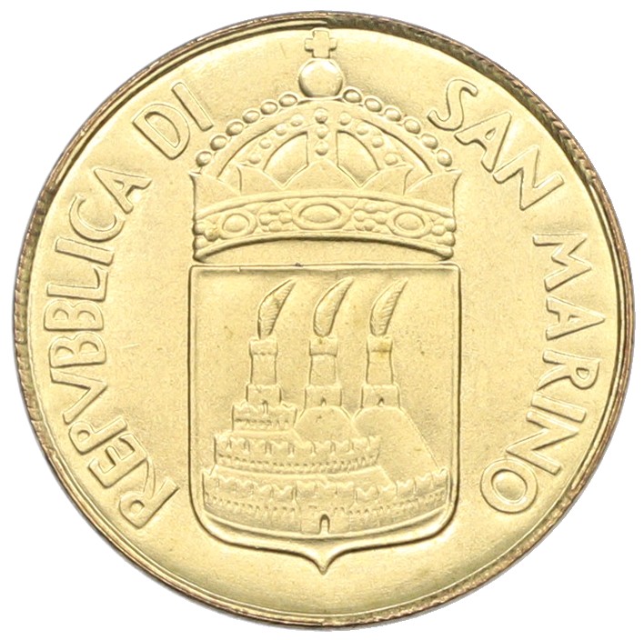 20 лир 1973 года Сан-Марино — Фото №2