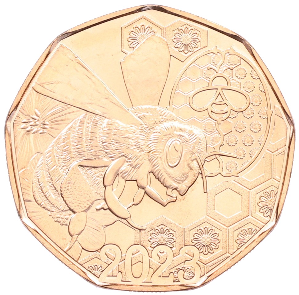 5 евро 2023 года Австрия «Пчелиный танец» — Фото №1