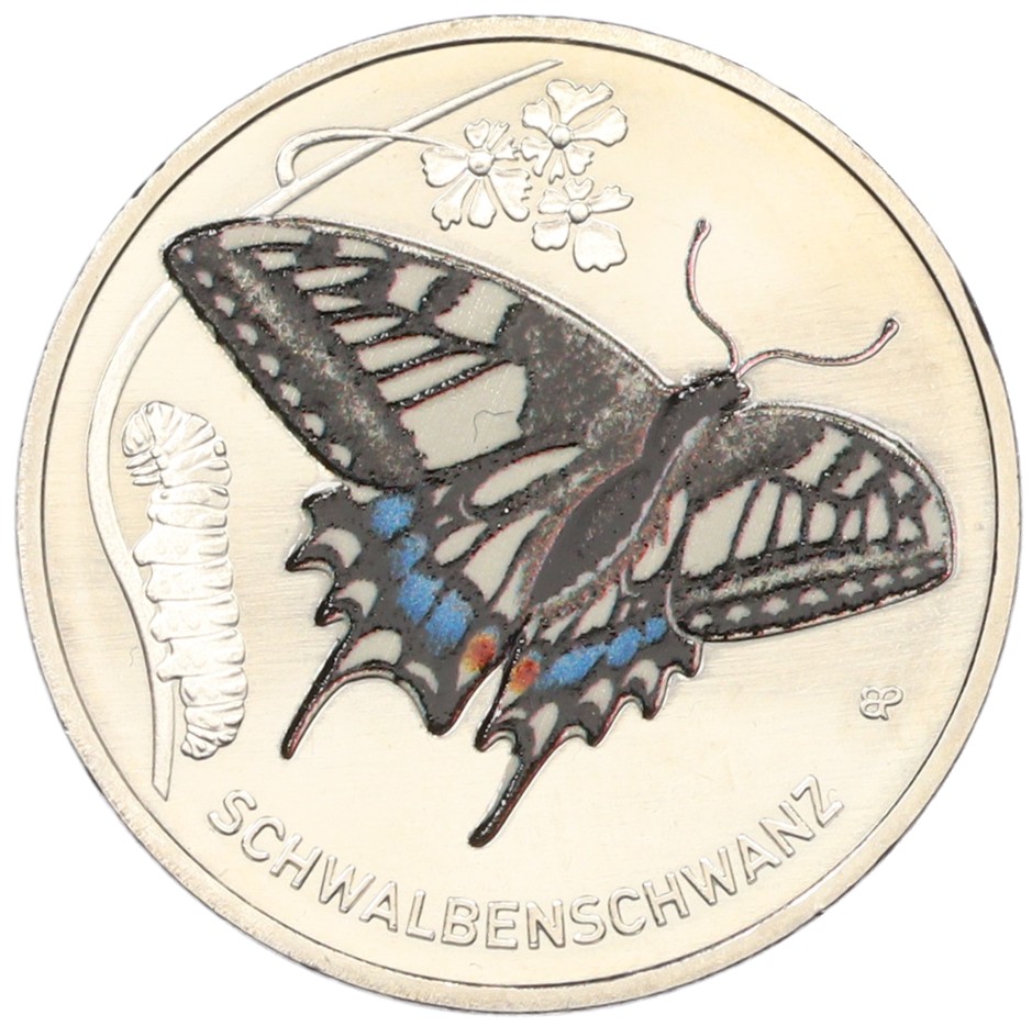 5 евро 2023 года G Германия «Чудесный мир насекомых — Махаон» — Фото №1