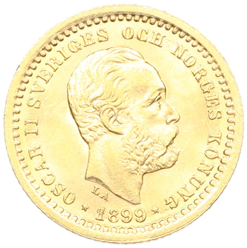 5 крон 1899 года Швеция — Фото №1