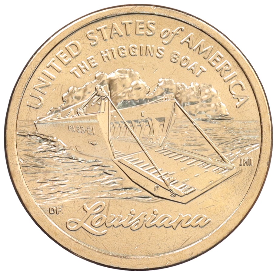 1 доллар 2023 года P США «Американские инновации — Десантный катер» — Фото №1