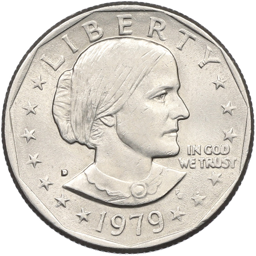 1 доллар 1979 года D США «Сьюзен Энтони» — Фото №1