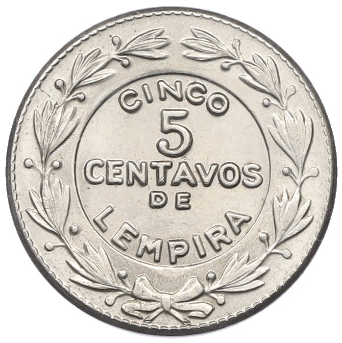 5 сентаво 1972 года Гондурас — Фото №2