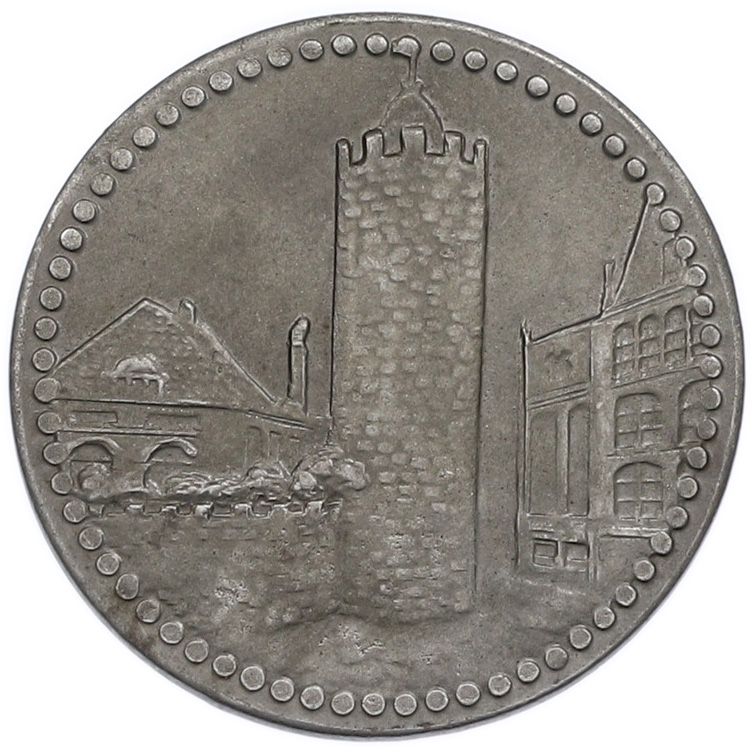 50 пфеннигов 1919 года Германия — город Пёснек (Нотгельд) — Фото №1