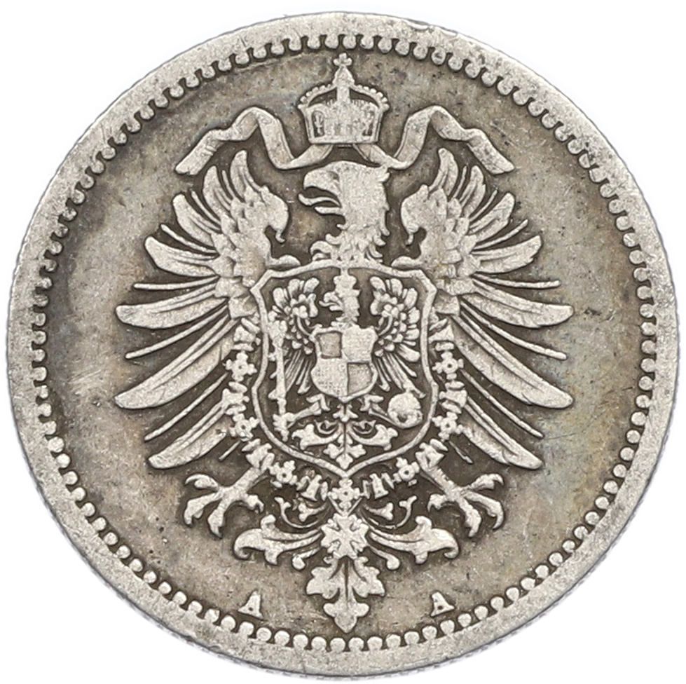 50 пфеннигов 1876 года A Германия — Фото №2