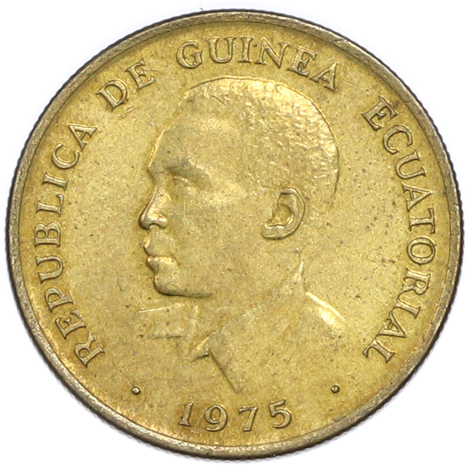 1 экуэле 1975 года Экваториальная Гвинея — Фото №1