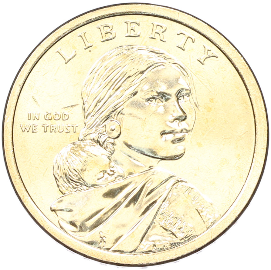 1 доллар 2026 года (D) США «Коренные Американцы (Сакагавея) — Полли Купер» — Фото №2