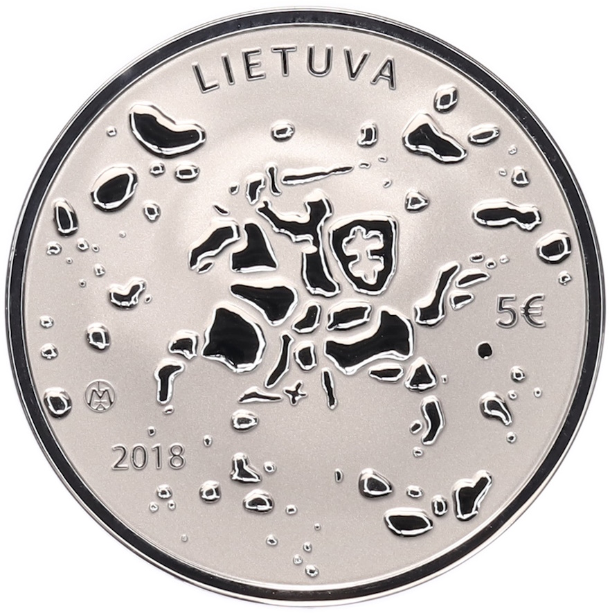 5 евро 2018 года Литва «Традиционные праздники Литвы — Иван Купала» — Фото №2