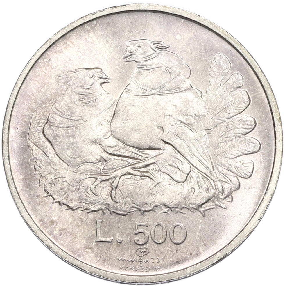 500 лир 1974 года Сан-Марино — Фото №1