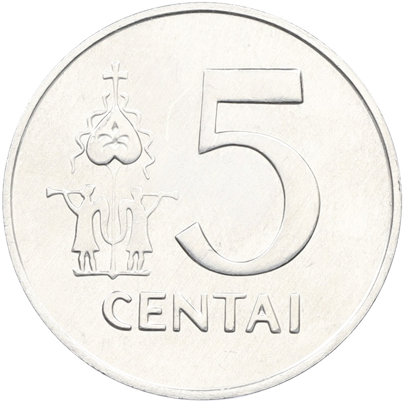 5 центов 1991 года Литва — Фото №1