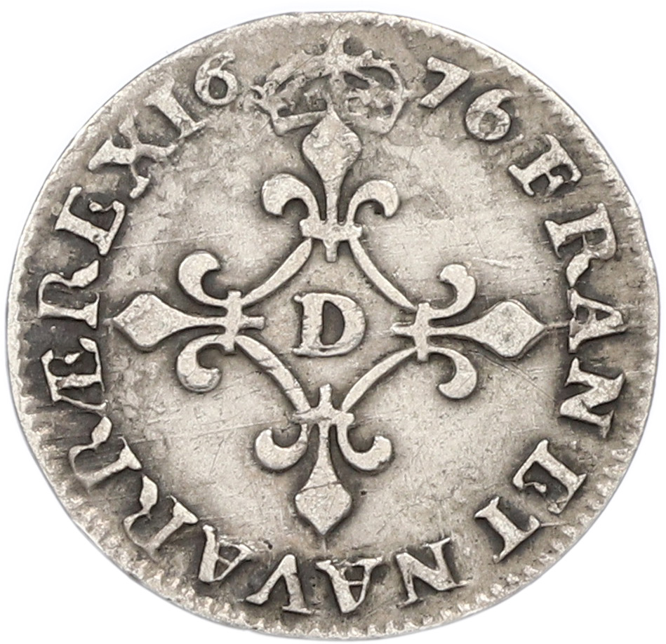 4 соля 1676 года D Франция — Фото №2