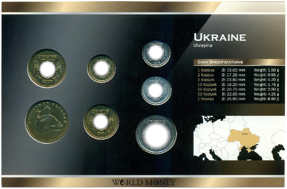 Набор монет 1992-2008 года Украина — Фото №2