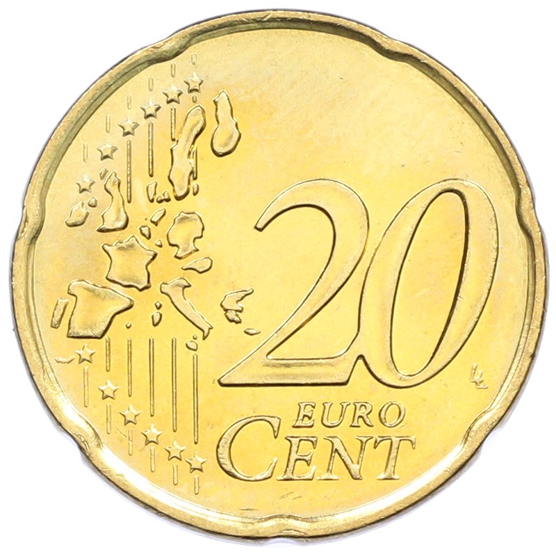 20 евроцентов 2001 года Монако — Фото №2
