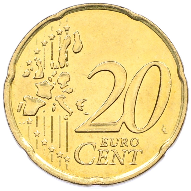 20 евроцентов 2001 года Монако — Фото №2