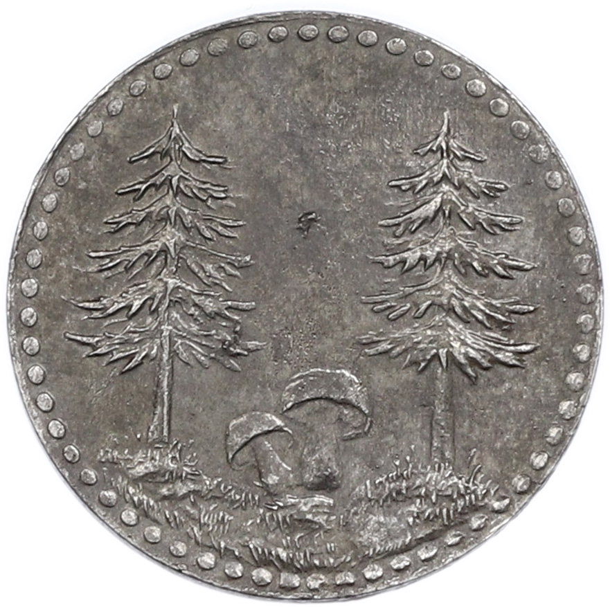 5 пфеннигов 1918 года Германия — община Шёнвальд (Нотгельд) — Фото №1