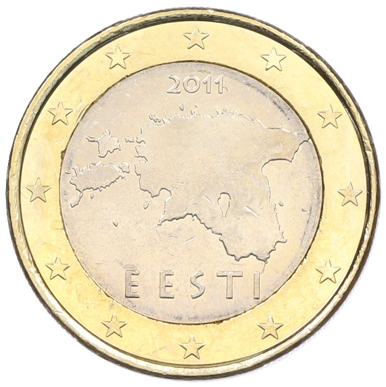 1 евро 2011 года Эстония — Фото №1
