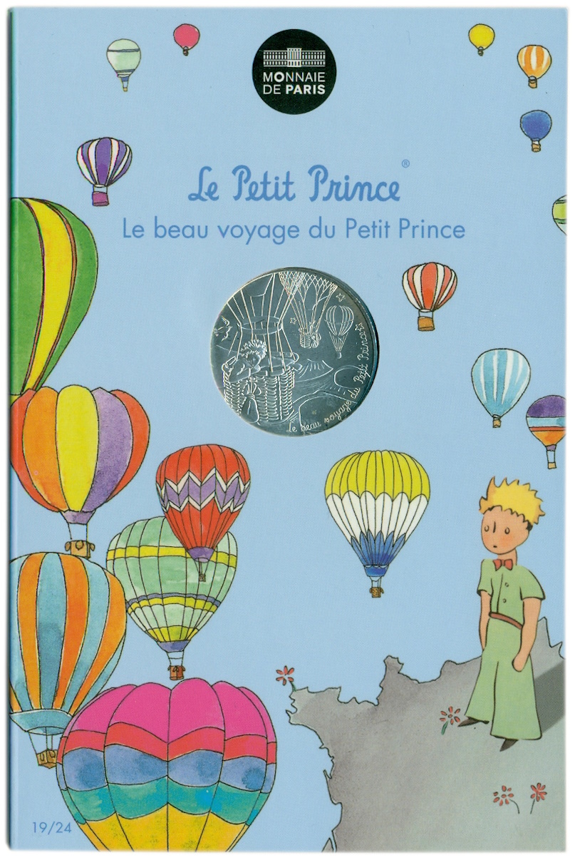 10 евро 2016 года Франция «Маленький принц — Монгольфьер» — Фото №3