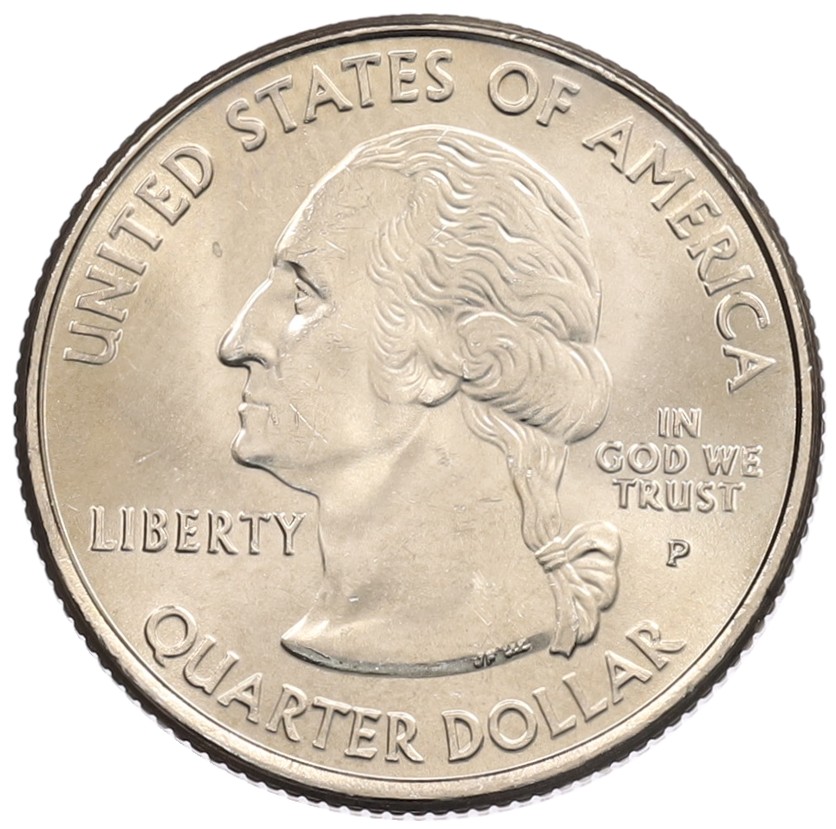 1/4 доллара (25 центов) 2001 года P США «Штаты и территории — Нью-Йорк» — Фото №2