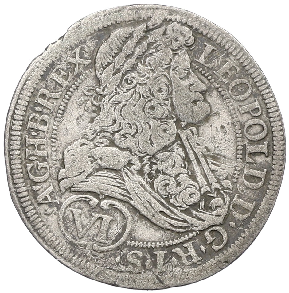 6 крейцеров 1691 года Австрия — Фото №1