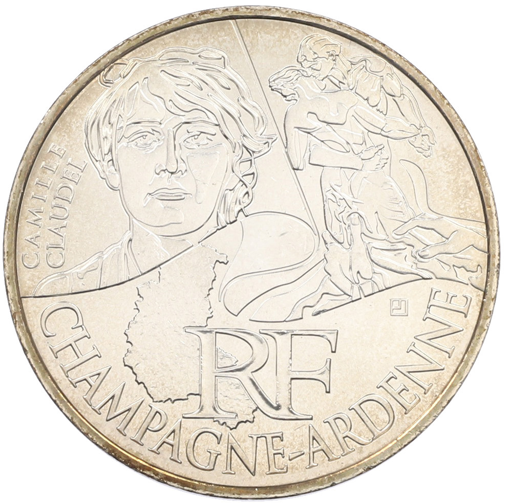 10 евро 2012 года Франция «Регионы Франции — Шампань-Арденны» — Фото №1
