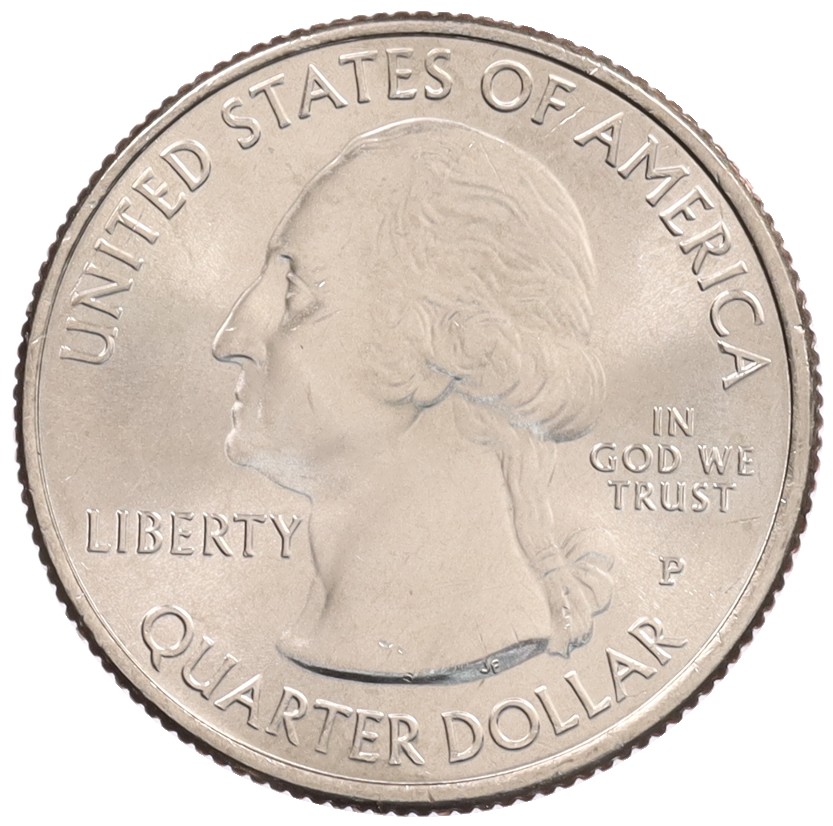 1/4 доллара (25 центов) 2018 года Р США «Национальные парки — №41 Национальное побережье живописных камней» — Фото №2