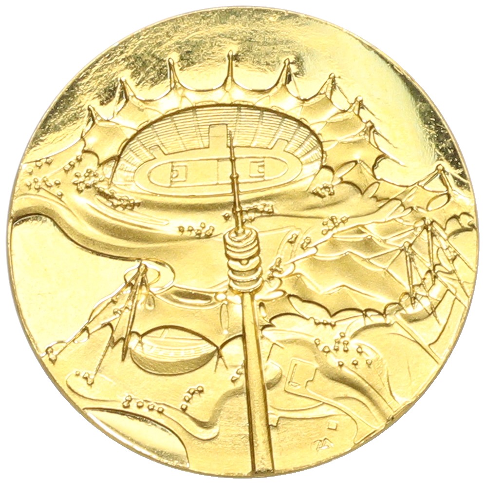 Жетон 1972 года Западная Германия (ФРГ) «Олимпиада в Мюнхене» — Фото №2