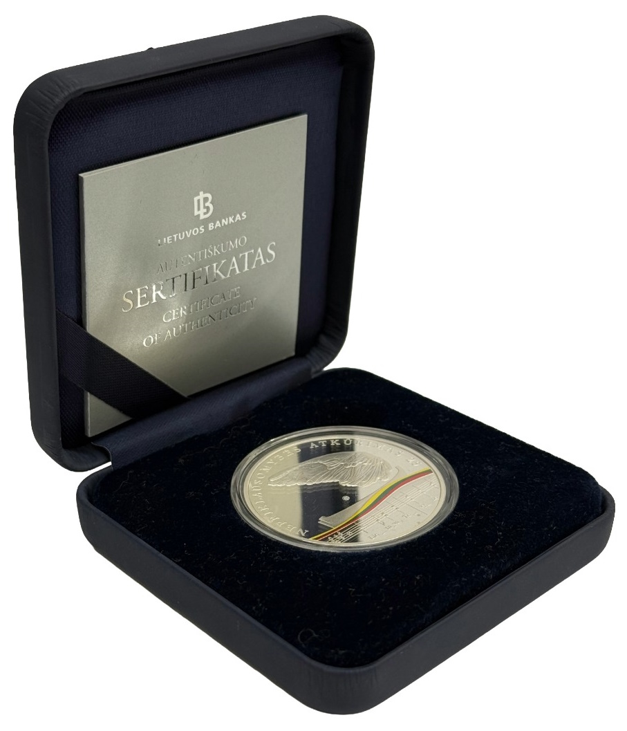 20 евро 2015 года Литва «25 лет Независимости» — Фото №3